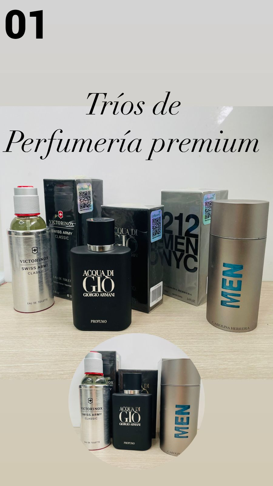 TRIOS PERFUMERIA PREMIUM CABALLERO